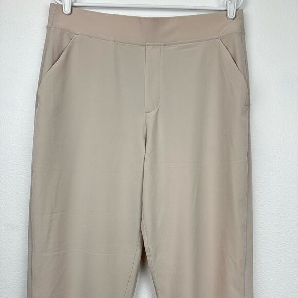 Athleta Brooklyn Mid Rise Ankle Pants Cream 14 - Picture 4 of 12